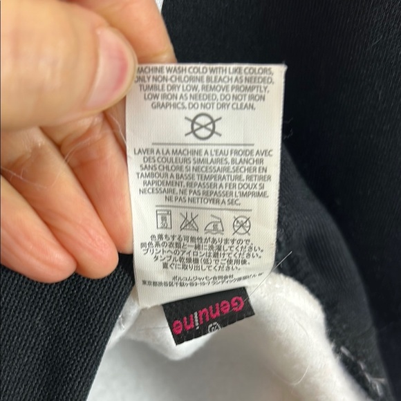 Volcom Black & White Multicolored Hoodie with Geometric Accents Size Medium - Picture 9 of 10